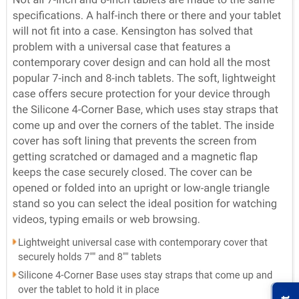 NWT Tablet Cover